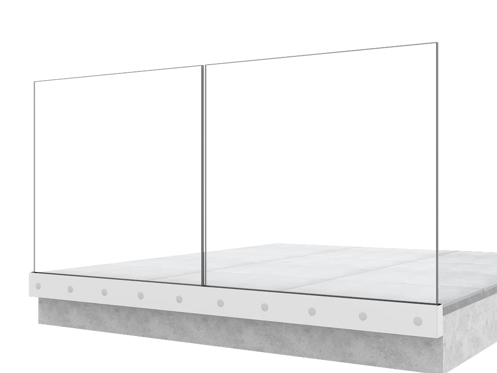 Garde-corps terrasse GLASSFIT 1602 face